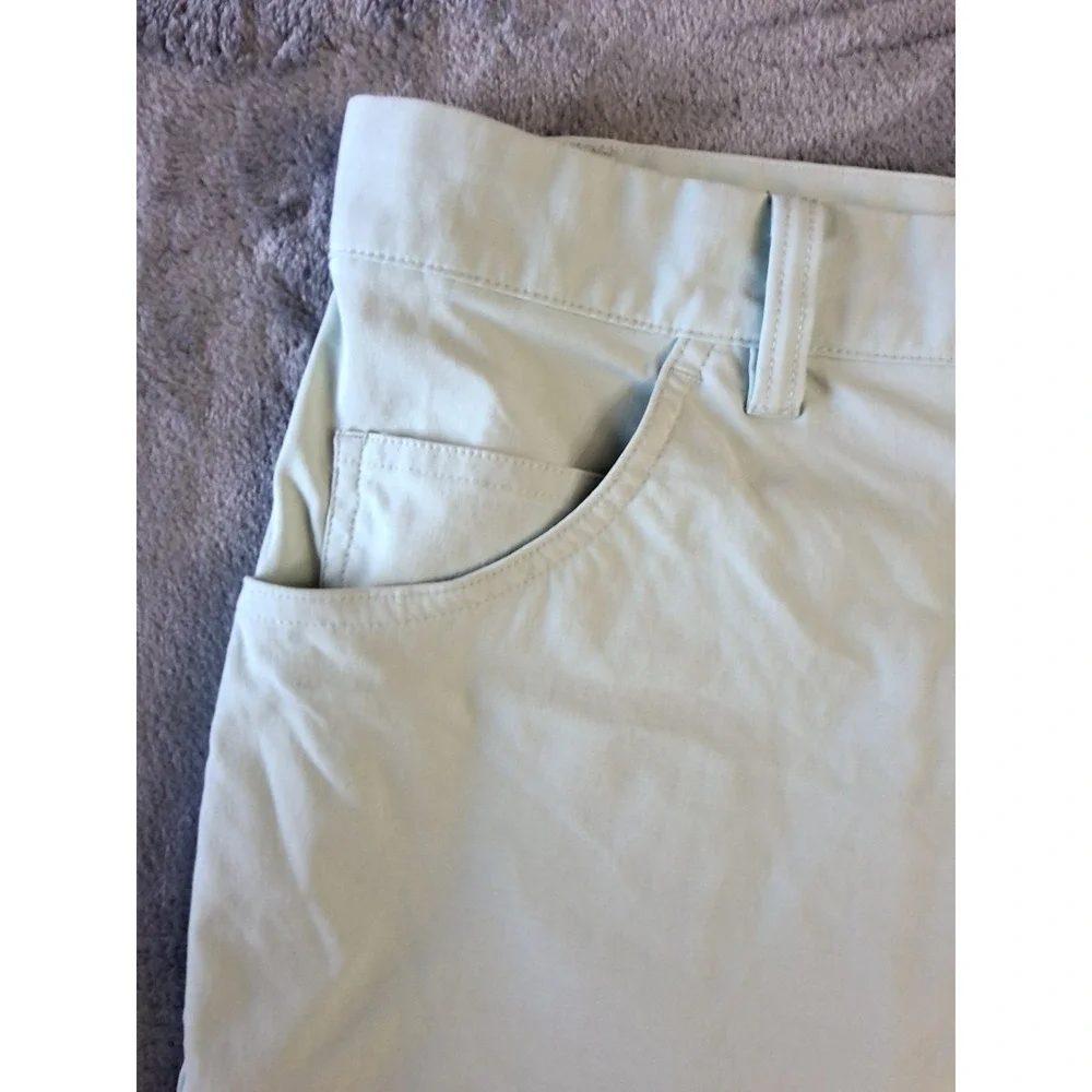 Mens Adidas Size 30 Shorts Mint Green Golf Chinos‎ Flat Front Preppy Adicross